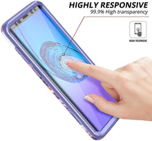 Carica l'immagine nel visualizzatore di Gallery, SURITCH for Samsung S9 Plus Case with Built-in Screen Protector 360 Degree Full Body Protection Cover Bumper Shockproof Non Slip Case for Samsung Galaxy S9 Plus(Purple)