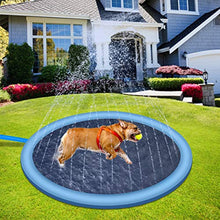 Carica l&#39;immagine nel visualizzatore di Gallery, RIOGOO Splash Sprinkler Pad for Dogs Kids, 59&quot; Water Play Mat Wadding Pool...