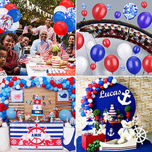 Carica l'immagine nel visualizzatore di Gallery, MMTX Decorazione Festa di Compleanno Ragazzo Forniture per Feste Blu Rosso...