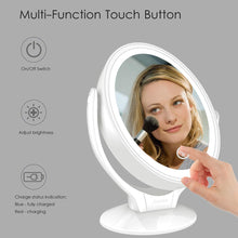 Carica l&#39;immagine nel visualizzatore di Gallery, Aesfee 7X Specchio Ingranditore per Trucco con Luce LED, Bianco - Ilgrandebazar