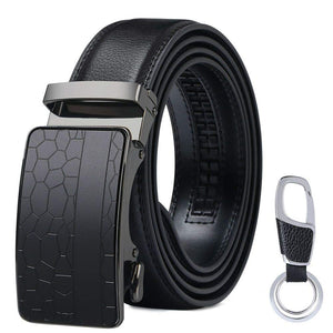 flintronic Cintura da Uomo in Pelle con Fibbia Automatica, Moda a... - Ilgrandebazar