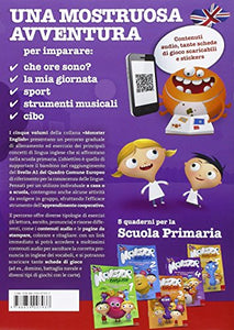 Monster english. Per diventare «mostri» in inglese. Con adesivi: 4...
