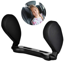 Carica l&#39;immagine nel visualizzatore di Gallery, Cozywind Auto Collo Cuscino Retraibile Supporto PU Leather Nero - Ilgrandebazar
