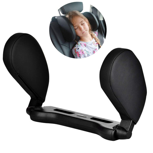 Cozywind Auto Collo Cuscino Retraibile Supporto PU Leather Nero - Ilgrandebazar