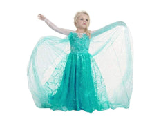 Carica l&#39;immagine nel visualizzatore di Gallery, Costume Elsa Bambina Carnevale 11-12 Anni Nuovo Taglia XL - anni, Verde - Ilgrandebazar