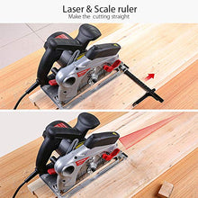 Carica l&#39;immagine nel visualizzatore di Gallery, Sega Circolare, Meterk Circolare (1500W 4700 RPM), Taglio 65mm (90º),... - Ilgrandebazar
