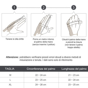 YISSVIC Guanti da Moto Marchio CE 1KP Touchscreen L, L - Ilgrandebazar