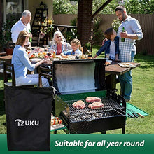 Carica l&#39;immagine nel visualizzatore di Gallery, IZUKU Copertura Barbecue Impermeabile Telo Protettivo per BBQ Grill Anti Pioggia Polvere Sole Neve Tessuto Oxford 145x61x117cm