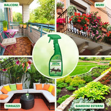 Carica l&#39;immagine nel visualizzatore di Gallery, Gardemia Disabituante Anti Gechi 750ml Spray Sgradito Azione Naturale Barriera Vegetale Che Disabitua Lucertole Rettili Casa Balcone Dissuasore Alternativa Eco a Repellente Veleno Naftalina Trappole