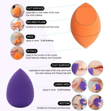 Carica l&#39;immagine nel visualizzatore di Gallery, Spugnette Make Up Miss 16*6*6cm, 3 Normali + 3 Mini - Ilgrandebazar