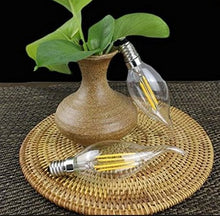 Carica l&#39;immagine nel visualizzatore di Gallery, 10-pezzi Lampadina Filamento LED Candela fiamma - Casquillo E14 - Potenza 4W... - Ilgrandebazar