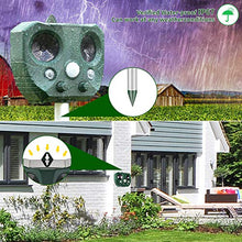Carica l&#39;immagine nel visualizzatore di Gallery, STCLIFE Repellente Gatti Ultrasuoni Energia Solare Impermeabile a 1pacco