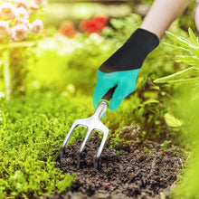 Carica l'immagine nel visualizzatore di Gallery, Set di Attrezzi da Giardino, 7 Pezzi Alluminio Kit Giardinaggio, Utensili da Giardino con Impugnatura in Gomma Antiscivolo, per Scavare, Dissodare Il Terreno, Piantare, Diserbo