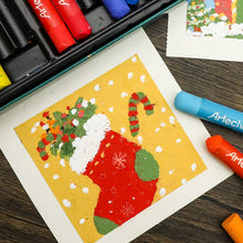 Carica l'immagine nel visualizzatore di Gallery, Artecho - Set di 48 Pastelli ad Olio per Pittura Artistica, Disegno, Miscelazione, Ombreggiatura, Forniture d'arte per Principianti, Adulto, Ottimo Regalo di Natale.