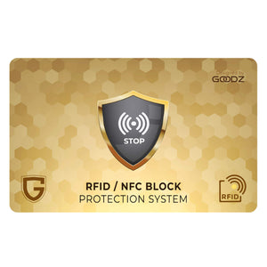 Carta Di Blocco Goodz Protezione RFID NFC Per Credito Portafoglio... - Ilgrandebazar