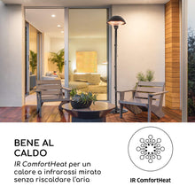 Carica l&#39;immagine nel visualizzatore di Gallery, Blumfeldt Heat Guard Blackline Delicate - Riscaldamento da 1500 W Nero - Ilgrandebazar