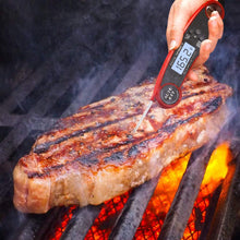 Carica l&#39;immagine nel visualizzatore di Gallery, Elekin Termometro Cucina,Termometro da Carne Digitale Professionale con sonda, 180°Pieghevole, Lettura Istantanea 2-3s, Impermeabile Termometri per Barbecue, Cibo, Carne, Grill,Vino,Latte