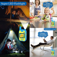 Carica l'immagine nel visualizzatore di Gallery, Walkie Talkie Bambini Macchina Fotografica Bambini 1080P Doppia Lente 8 Megapixel Con Lunga Portata Walkie Talkie Per Bambini Ricaricabile Multifunzione Adatta Per AttivitÀ All'aperto Al Coperto
