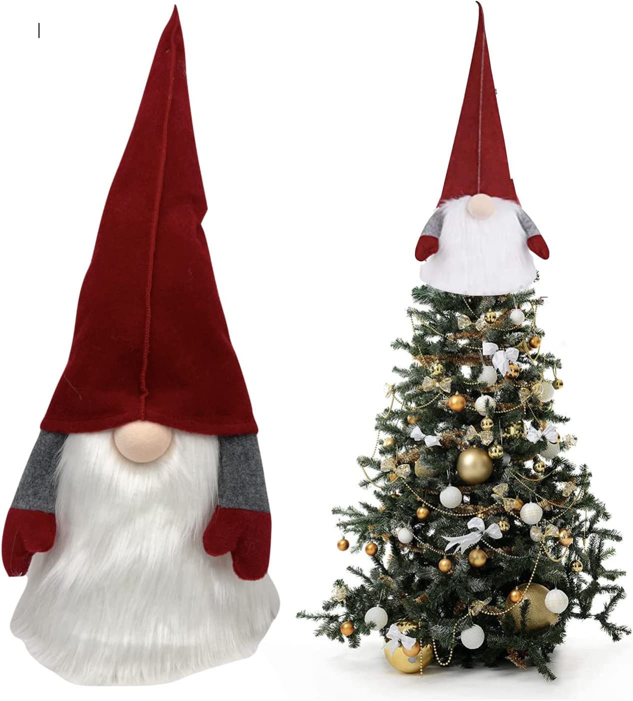 TATAFUN 120 Fiocchi di Nastro di Natale Rossi, Albero di Natale Appeso TATAFUN 120 Fiocchi di Nastro di Natale Rossi, Albero di Natale Appeso