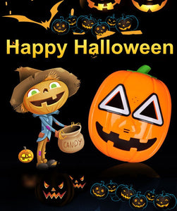 Yibidys Maschera di Zucca Halloween one size, Yellow - Ilgrandebazar
