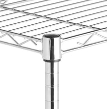 Carica l&#39;immagine nel visualizzatore di Gallery, AmazonBasics - Scaffalatura a 5 ripiani, su rotelle, Cromo - Ilgrandebazar