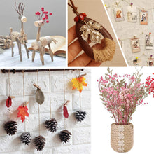 Carica l&#39;immagine nel visualizzatore di Gallery, Jerbro 3 Pezzi Naturale Iuta Spago, Rocchetto per Appendere Etichette in... - Ilgrandebazar