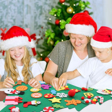 Carica l'immagine nel visualizzatore di Gallery, Bageek Albero di Natale in Feltro Natale Albero Decorazioni Natalizie per Bambini con 28pcs Decorativo Ornamenti