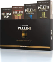 Carica l&#39;immagine nel visualizzatore di Gallery, Pellini Caffè - Espresso Pellini Confezione Gift Box (mix multigusto da 40 Capsule), Livello di tostatura Medio, Compatibili Nespresso