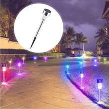 Carica l'immagine nel visualizzatore di Gallery, Bakaj Lampade da Giardino ricarica solare Paletti solari 10 X Multicolor - Ilgrandebazar