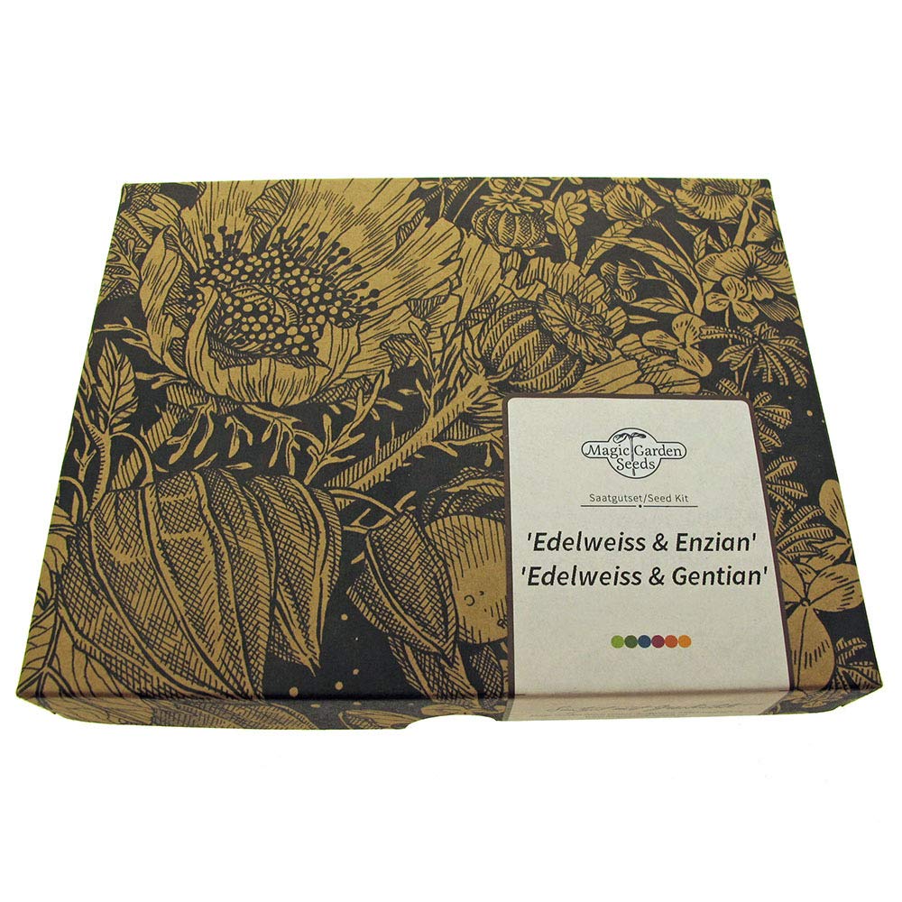 Stella alpina & genziana - Set regalo di semi con due famosi fiori alpini