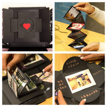 Carica l'immagine nel visualizzatore di Gallery, EKKONG Esplosione Box Scrapbook Creative DIY Photo Album - Nero - Ilgrandebazar