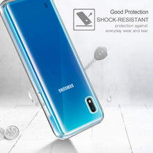 Carica l&#39;immagine nel visualizzatore di Gallery, Leathlux Cover Samsung Galaxy A10 Custodia Trasparente + Pellicola chiaro - Ilgrandebazar