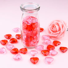 Carica l&#39;immagine nel visualizzatore di Gallery, TUPARKA 60 PZ Cuori in Acrilico Rosso per 60pcs - Ilgrandebazar