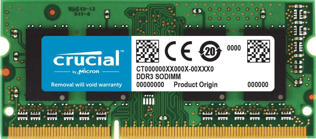 Crucial CT51264BF160B Memoria da 4 GB (DDR3L, 1600 MT/s, 4 GB, Nero - Ilgrandebazar