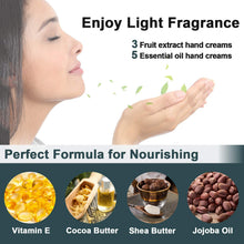 Carica l'immagine nel visualizzatore di Gallery, Set Creme Mani Regalo,Crema Mani Riparatrice,Crema Piedi,Balsamo per le Labbra,Idee Originali Regalo Natale Donna Cofanetto,Regalo Mamma Natale per la Mamma Regali di Natale per lei Fidanzata Moglie