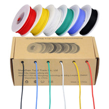 Carica l&#39;immagine nel visualizzatore di Gallery, Cavo elettrico 18 AWG, kit 18 awg, Nero, Bianco, Rosso, Blu Verde, Giallo - Ilgrandebazar