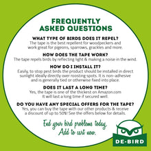 Carica l&#39;immagine nel visualizzatore di Gallery, De-Bird - Nastro repellente antiuccelli - Silver - Ice Cracked Pattern - Ilgrandebazar