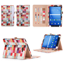 Carica l&#39;immagine nel visualizzatore di Gallery, Custodia per Samsung Galaxy Tab A6 10.1- VOVIPO custodia cover in pelle Grid - Ilgrandebazar