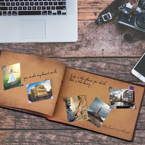 Yango Album Foto,Our Adventure Book con Copertina di Lettere Modello 2 - Ilgrandebazar
