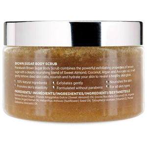 PraNaturals Scrub corpo allo zucchero di canna - esfoliante naturale -...