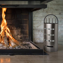 Carica l&#39;immagine nel visualizzatore di Gallery, Set di Strumenti per Caminetti 4 Pezzi, Porta Attrezzi, Paletta, Pinza,... - Ilgrandebazar