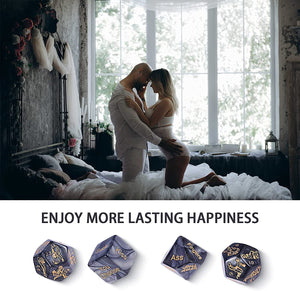 4pcs dadi Sexy Gioco,Gioco Per Adulti Dadi,divertenti Giochi Di Ruolo Romantici Dadi Gioco Di Dadi,di Dadi Regalo Novità Per Addio Al Nubilato Luna Di Miele Anniversario Di Matrimonio