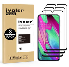 Carica l&#39;immagine nel visualizzatore di Gallery, VGUARD [3 Pack] Pellicola Vetro Temperato per Samsung Galaxy Transparente