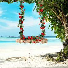 Carica l&#39;immagine nel visualizzatore di Gallery, JUSTOYOU Rose Murraya paniculata Ghirlanda Finto Paniculata- Red - Ilgrandebazar