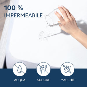 Dreamzie - Coprimaterasso Matrimoniale Impermeabile 180x200 cm - Proteggi Materasso 180x200 cm Resistente - Protezione Ottimale e Traspirante