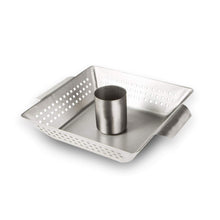 Carica l&#39;immagine nel visualizzatore di Gallery, Bruzzzler Cuocipollo, Grill per Pollo arrosto, 44.5 x 29.5 x 4.5 cm, argento - Ilgrandebazar