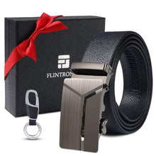 Carica l&#39;immagine nel visualizzatore di Gallery, flintronic Cintura da Uomo in Pelle con Fibbia Automatica, Moda a... - Ilgrandebazar