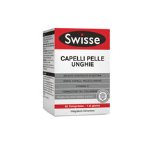 Carica l'immagine nel visualizzatore di Gallery, Swisse Integratore Capelli Pelle Unghie, Integratore Alimentare con Biotina, Zinco, Vitamina C, Ferro, Silicio ed estratto di Cardo mariano, 60 Compresse
