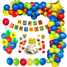 Carica l'immagine nel visualizzatore di Gallery, MMTX Decorazioni di Compleanno, Palloncini Compleanno Party Banner Tema a Blocchi Decorazioni per Ragazzi Bambino Compleanno Festa Anniversari attività