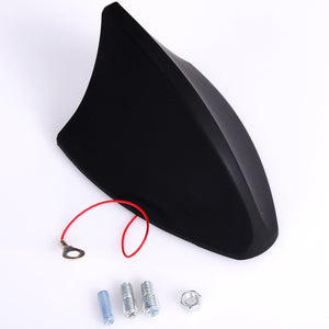 WOLTU 7022 Antenna Auto Universale a Pinna di Squalo Shark Nero Lucido